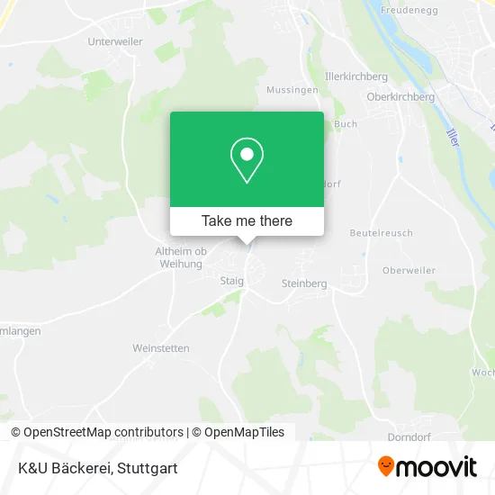 Карта K&U Bäckerei