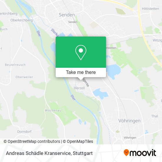 Andreas Schädle Kranservice map