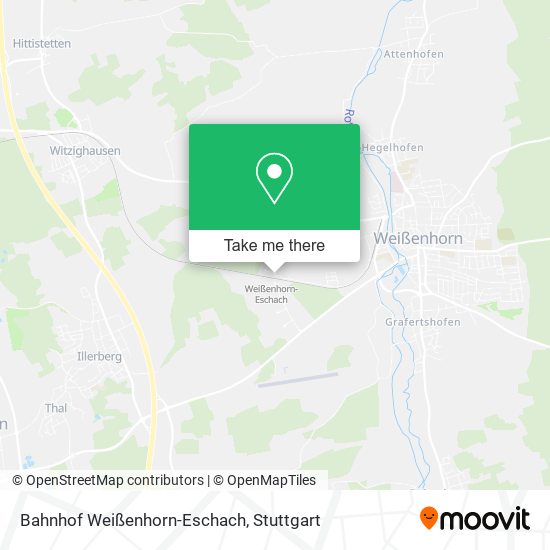 Bahnhof Weißenhorn-Eschach map