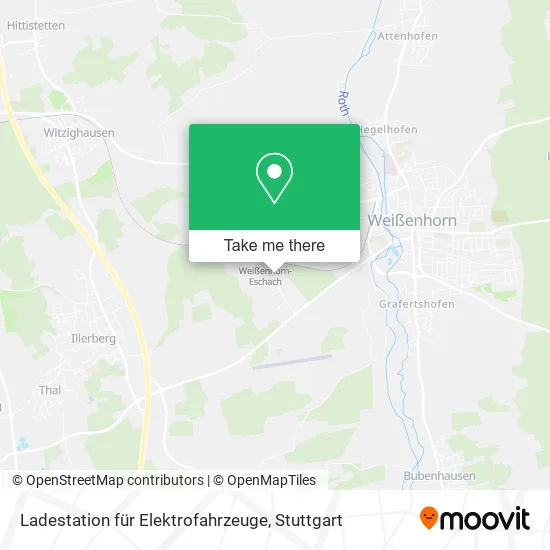 Карта Ladestation für Elektrofahrzeuge