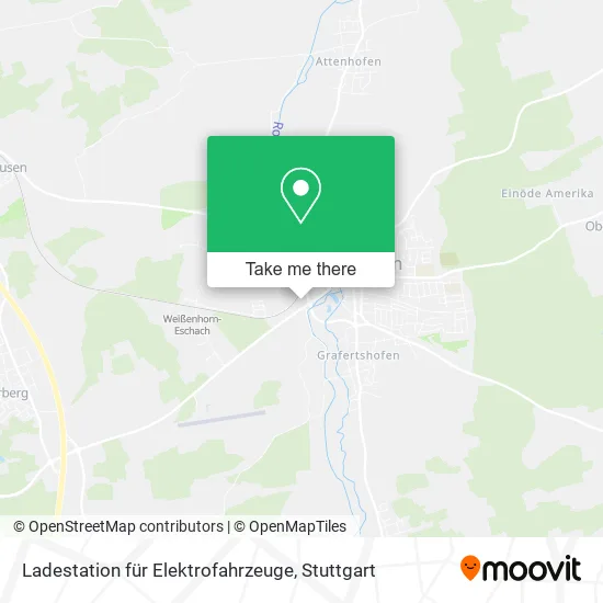 Карта Ladestation für Elektrofahrzeuge