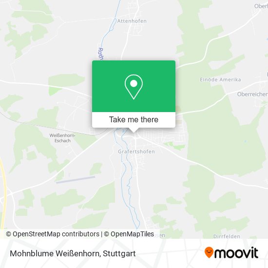 Mohnblume Weißenhorn map