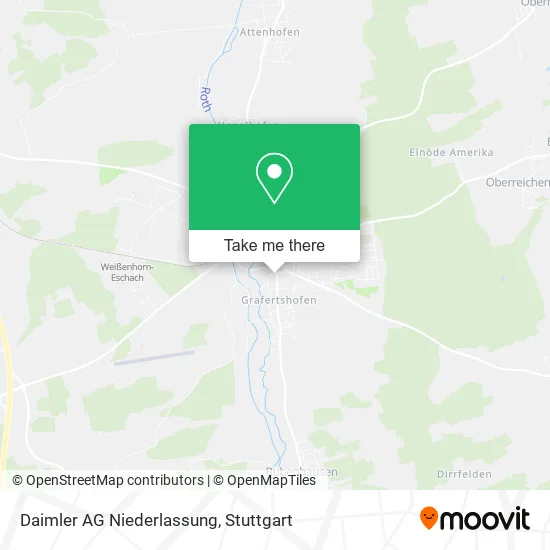 Карта Daimler AG Niederlassung