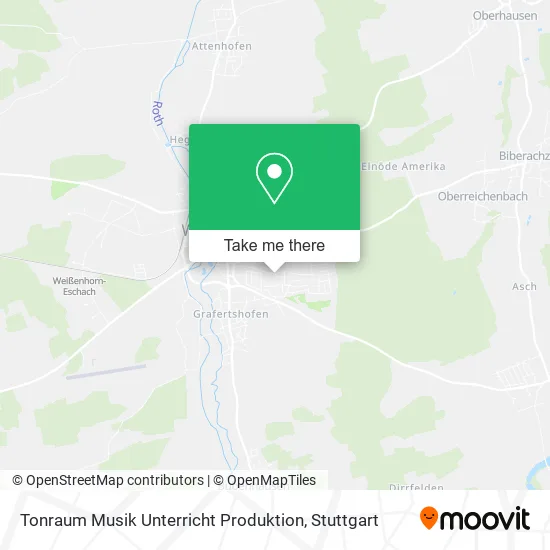 Карта Tonraum Musik Unterricht Produktion