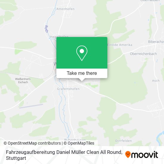 Fahrzeugaufbereitung Daniel Müller Clean All Round map