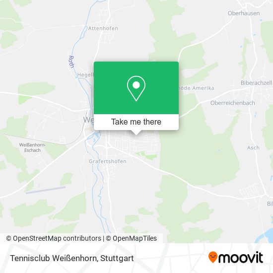 Tennisclub Weißenhorn map