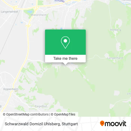 Карта Schwarzwald Domizil Uhlsberg