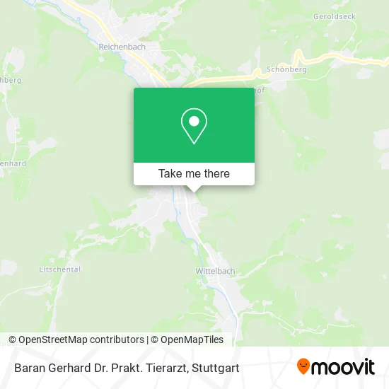 Карта Baran Gerhard Dr. Prakt. Tierarzt