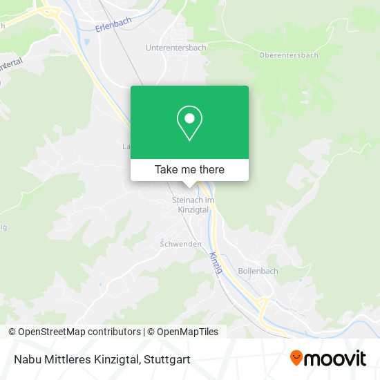 Карта Nabu Mittleres Kinzigtal