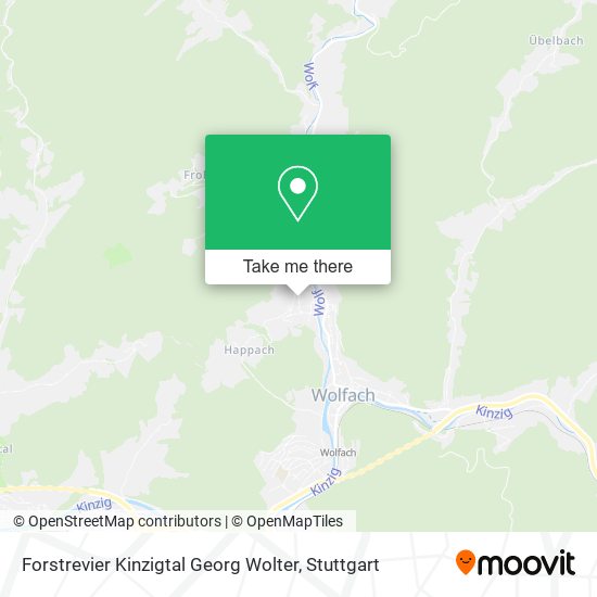 Карта Forstrevier Kinzigtal Georg Wolter