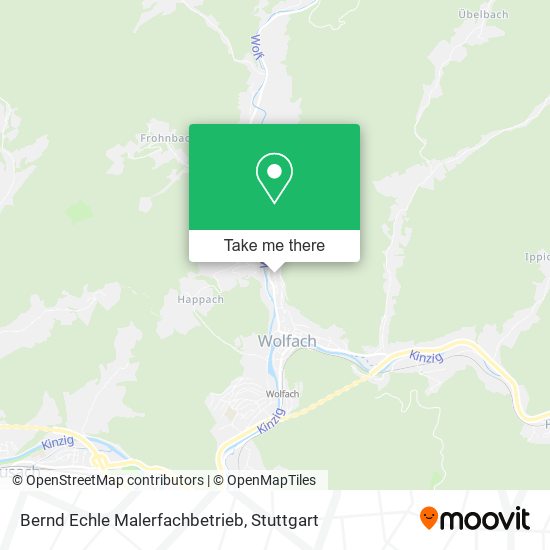 Bernd Echle Malerfachbetrieb map