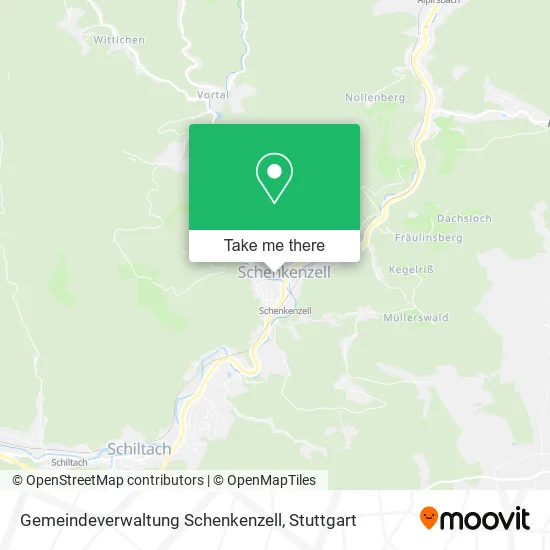 Карта Gemeindeverwaltung Schenkenzell