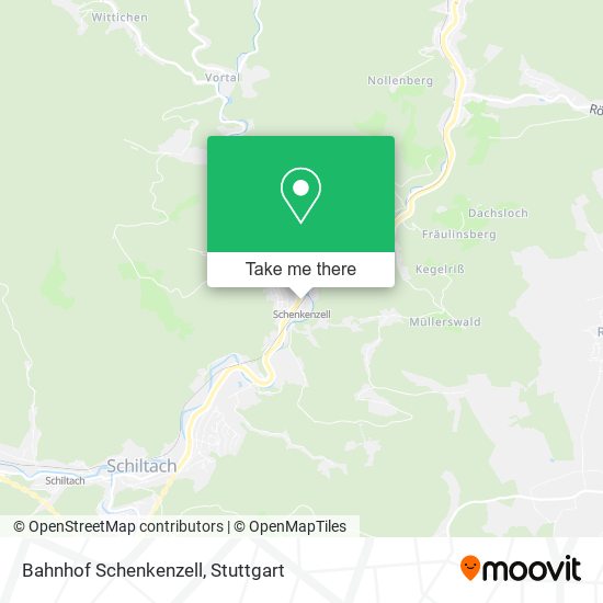 Bahnhof Schenkenzell map