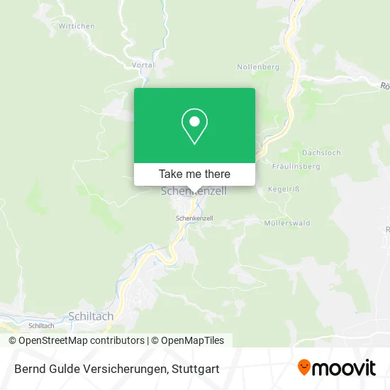 Карта Bernd Gulde Versicherungen
