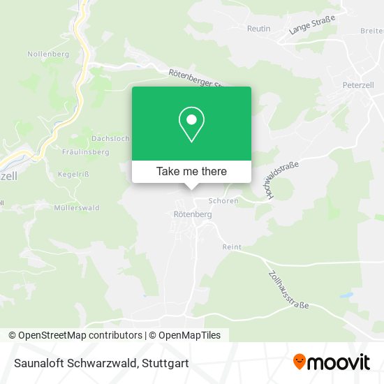 Saunaloft Schwarzwald map