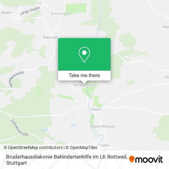 Bruderhausdiakonie Behindertenhilfe im LK Rottweil map