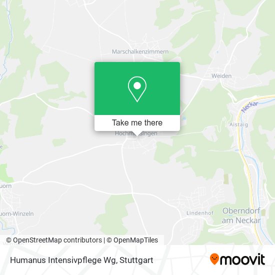 Карта Humanus Intensivpflege Wg