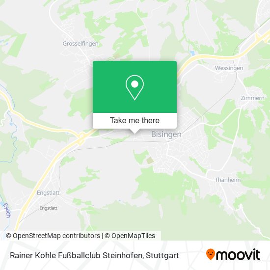 Rainer Kohle Fußballclub Steinhofen map