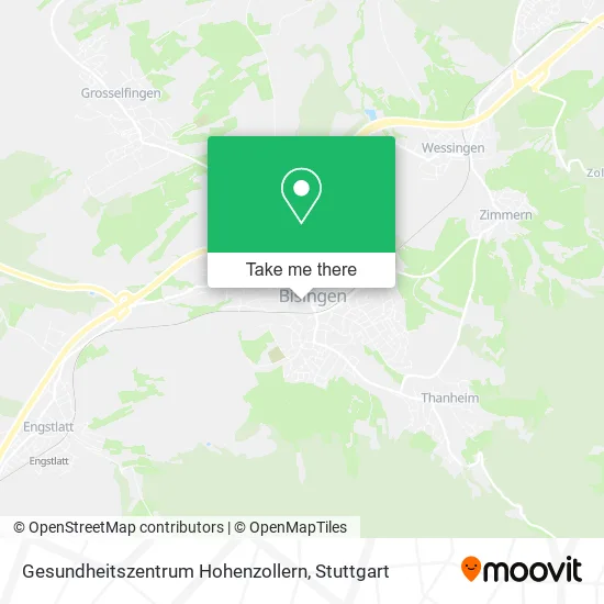 Карта Gesundheitszentrum Hohenzollern