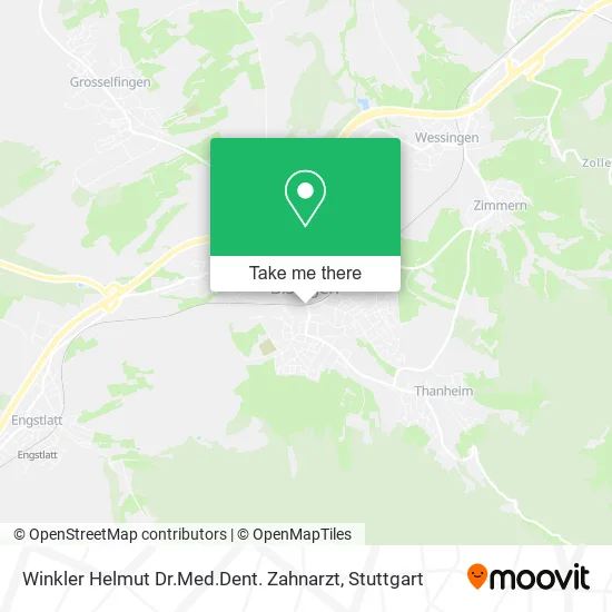 Карта Winkler Helmut Dr.Med.Dent. Zahnarzt