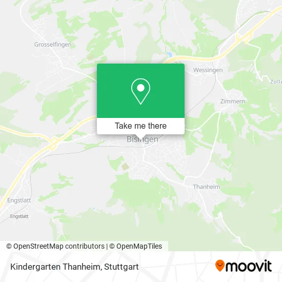 Карта Kindergarten Thanheim