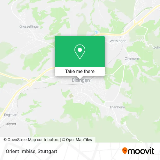 Карта Orient Imbiss