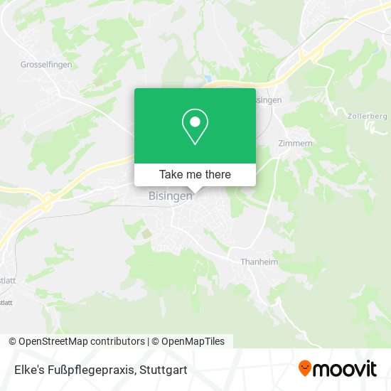 Elke's Fußpflegepraxis map