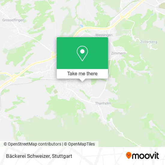 Карта Bäckerei Schweizer