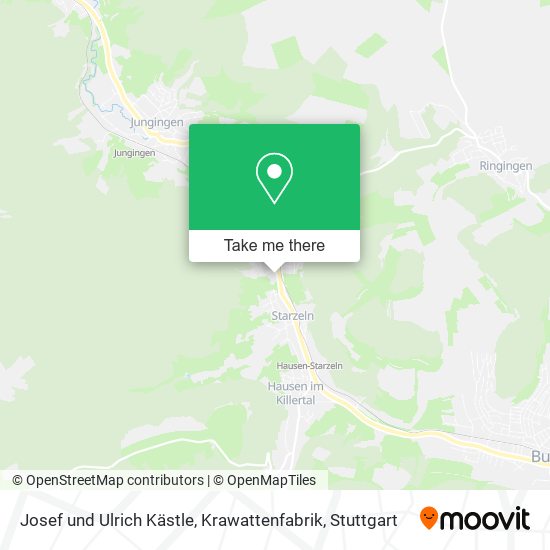 Josef und Ulrich Kästle, Krawattenfabrik map