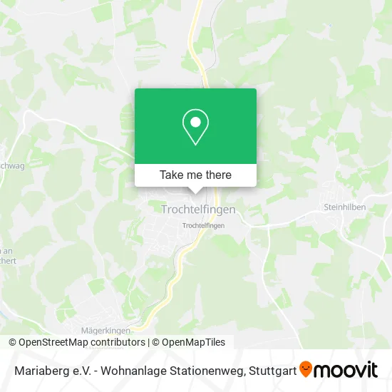 Карта Mariaberg e.V. - Wohnanlage Stationenweg