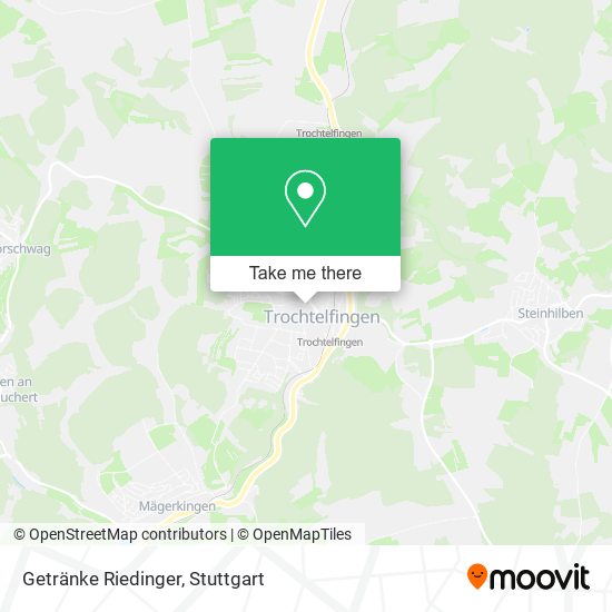 Карта Getränke Riedinger