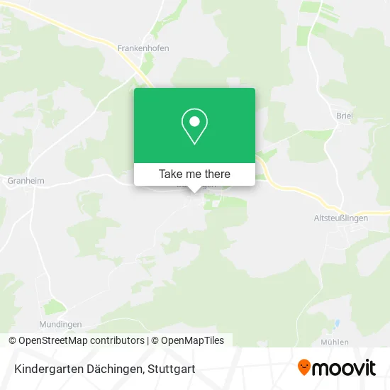Карта Kindergarten Dächingen