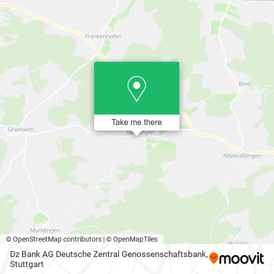 Dz Bank AG Deutsche Zentral Genossenschaftsbank map