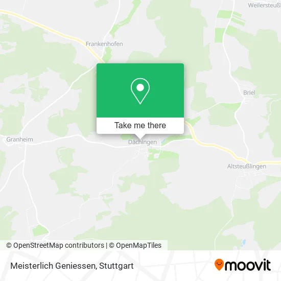 Карта Meisterlich Geniessen