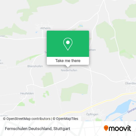 Fernschulen Deutschland map