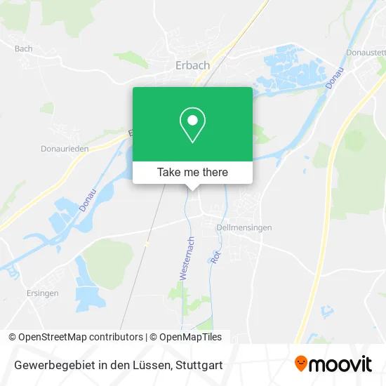 Карта Gewerbegebiet in den Lüssen