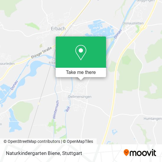 Naturkindergarten Biene map