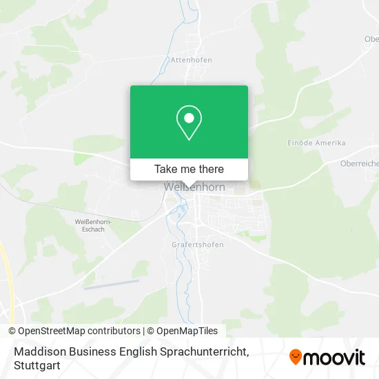 Карта Maddison Business English Sprachunterricht