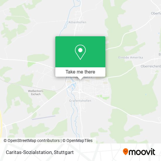 Caritas-Sozialstation map