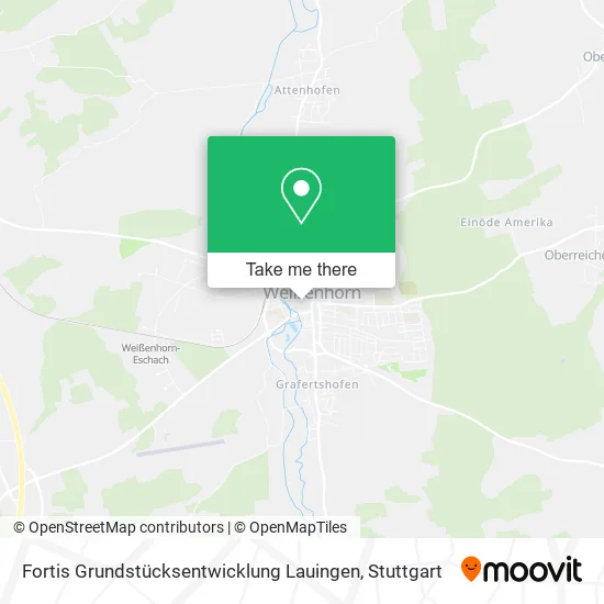 Карта Fortis Grundstücksentwicklung Lauingen