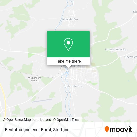 Bestattungsdienst Borst map