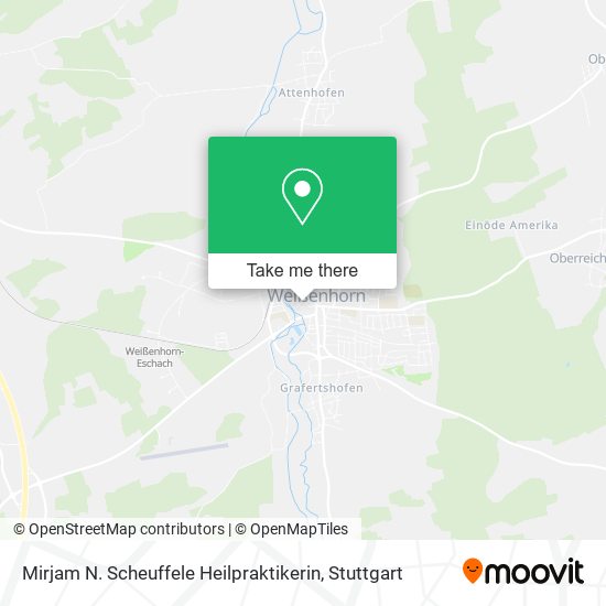 Карта Mirjam N. Scheuffele Heilpraktikerin