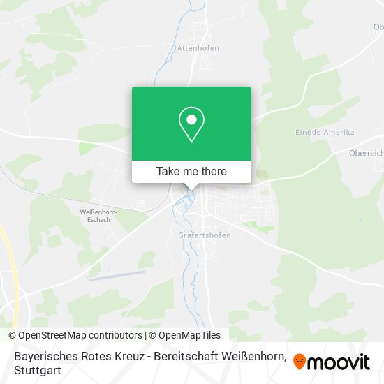 Bayerisches Rotes Kreuz - Bereitschaft Weißenhorn map