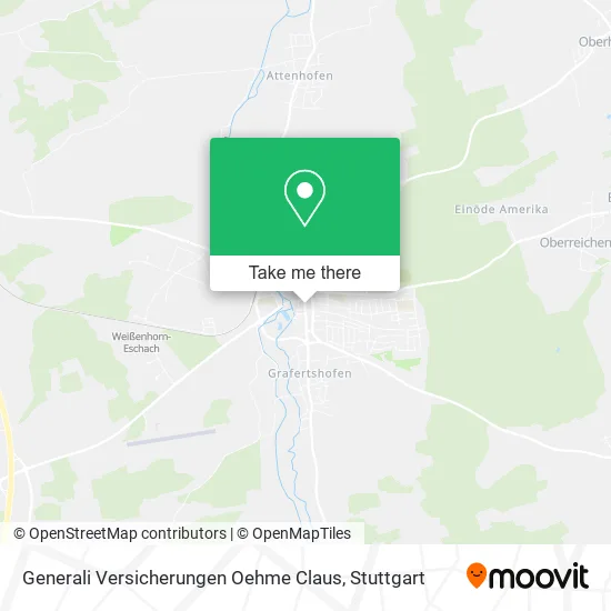 Карта Generali Versicherungen Oehme Claus