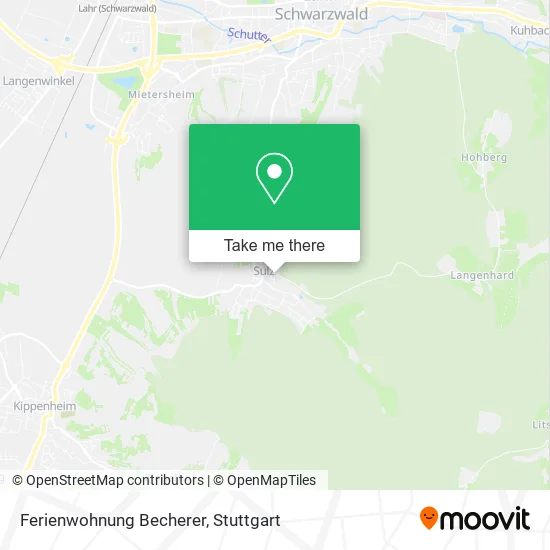 Карта Ferienwohnung Becherer