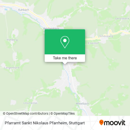 Pfarramt Sankt Nikolaus Pfarrheim map