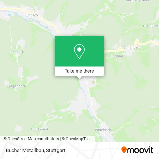 Карта Bucher Metallbau