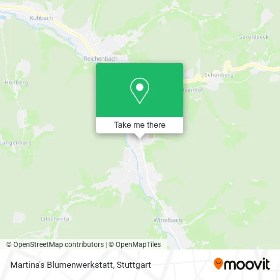 Карта Martina's Blumenwerkstatt
