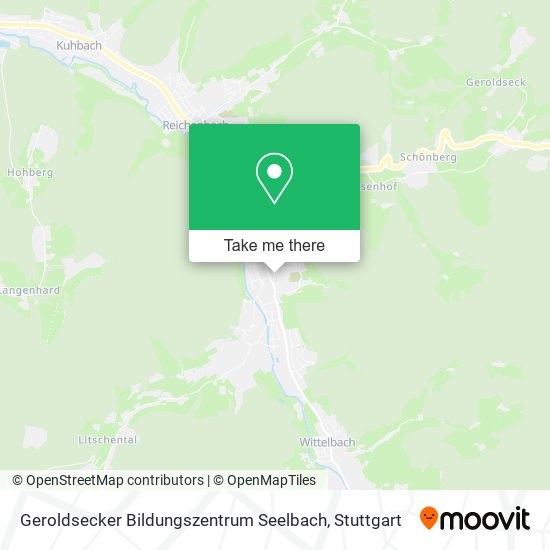 Geroldsecker Bildungszentrum Seelbach map