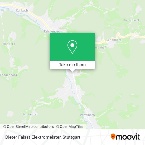 Dieter Faisst Elektromeister map